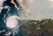 El huracán Polo pierde fuerza mientras avanza por el Pacífico