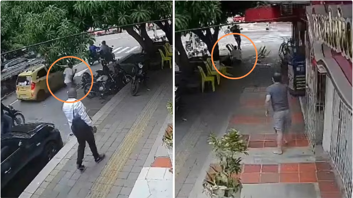 Hombre sobrevivió a ataque sicarial en Barranquilla: sicarios lo persiguieron en moto y le dispararon
