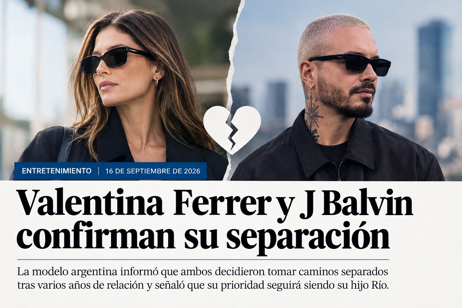 Valentina Ferrer y J Balvin confirman el fin de su relación