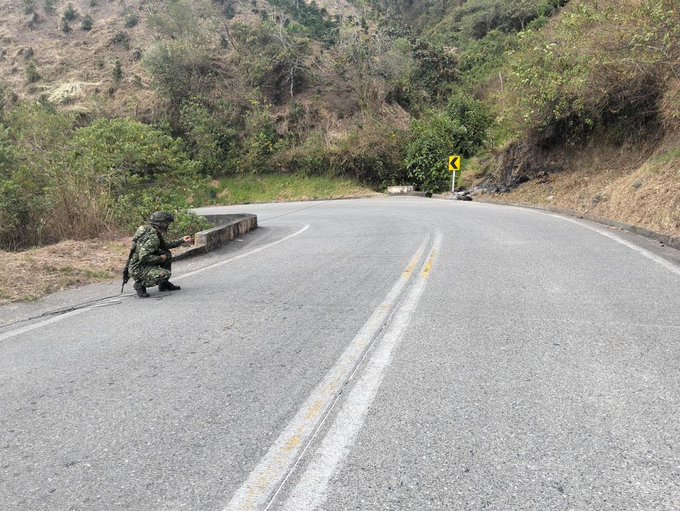Ejército neutralizó explosivo en San Pedro de Cartago-Nariño
