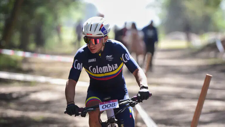 Iván López, mejor colombiano en las finales del MTB XCO de los Juegos Suramericanos Santafé 2026