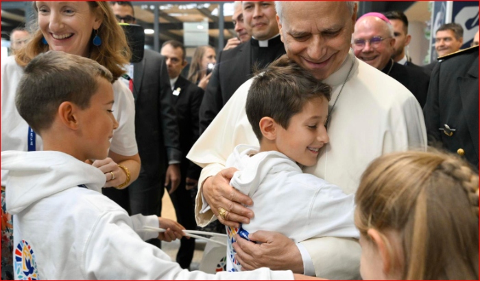 Francia- Macron- 28sep- Metz- Papa León XIV