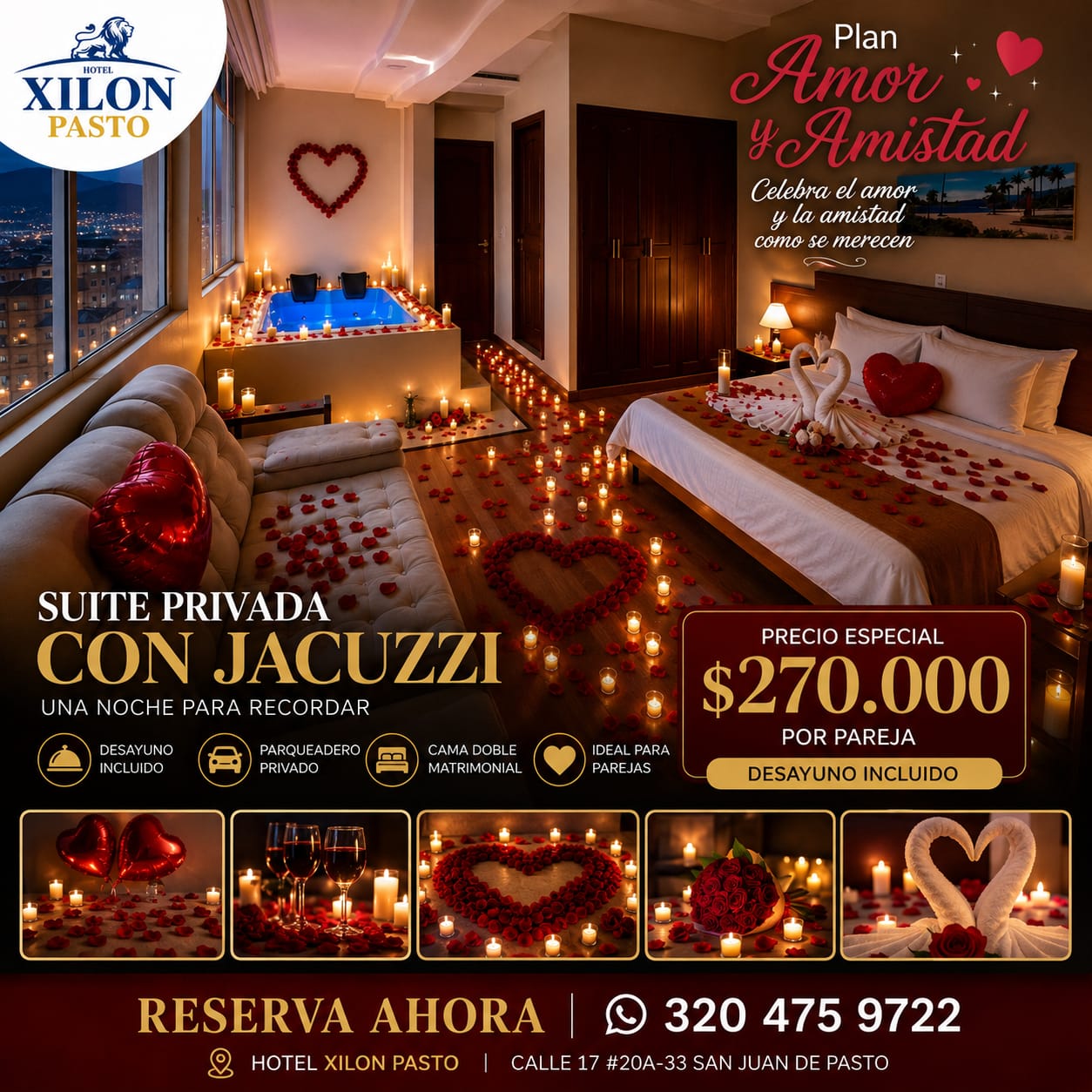 CELEBRA AMOR Y AMISTAD HOTEL XILON PASTO