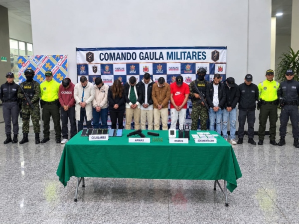 Los Pinchallantas de Mondoñedo: Capturan 11 integrantes de esta banda dedicada al hurto y secuestro
