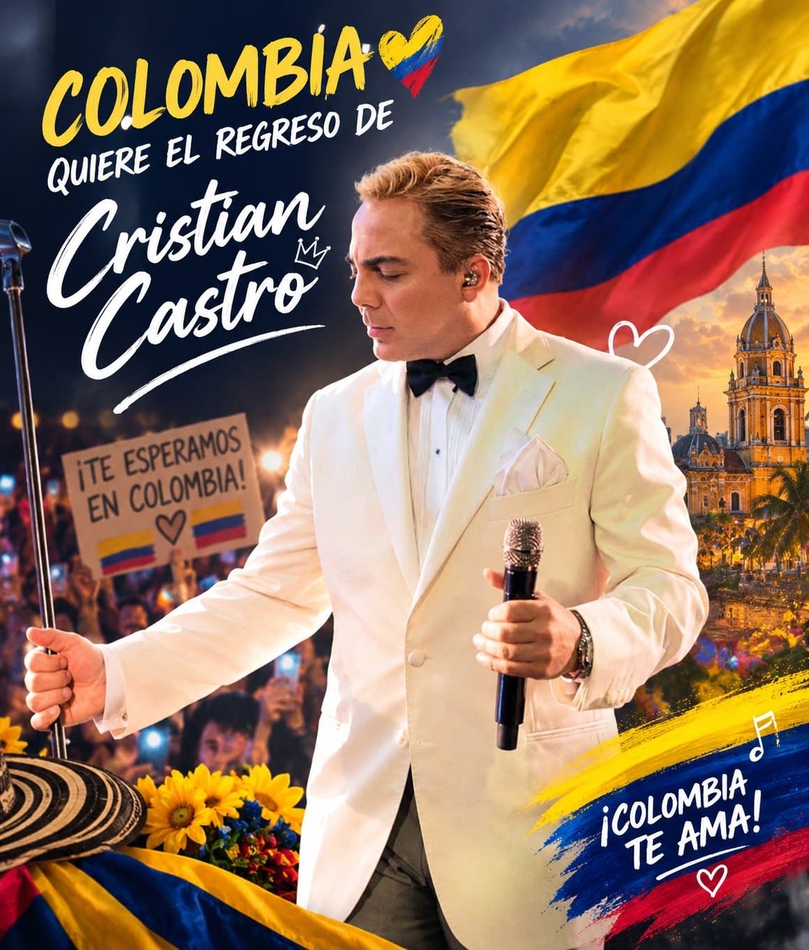 ¡Rompe el silencio! La inesperada exigencia de Colombia que pone a temblar a Cristian Castro
