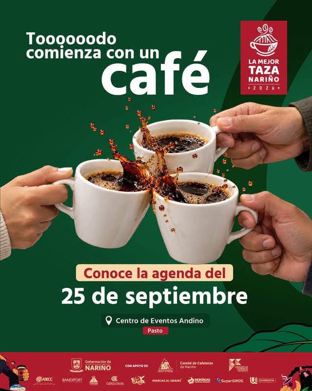 Pasto se prepara para recibir ‘La Mejor Taza Nariño 2026’, una feria que pone al café regional en el centro de atención
