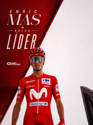 El español Enric Mas (Movistar Team) es el nuevo líder de la clasificación general de la Vuelta a España 2026 tras el retiro de Tadej Pogačar.