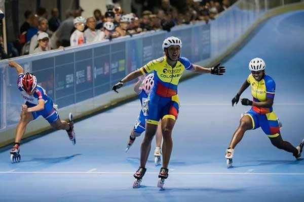 Colombia es considerada la indiscutible reina mundial del patinaje de velocidad
