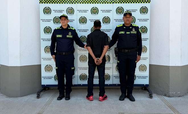 Policía captura a alias “Billete”, presunto sicario del Clan del Golfo en el Magdalena Medio