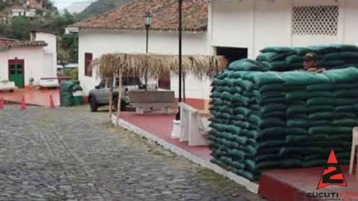 Ataque con drones y ráfagas de fusil afecta estación de Policía en Norte de Santander.