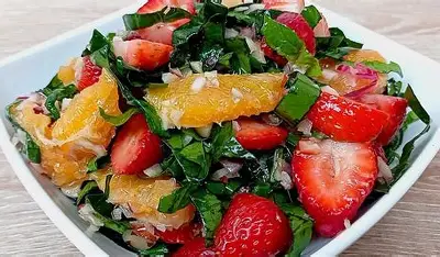 Como preparar ensalada fresca de espinacas