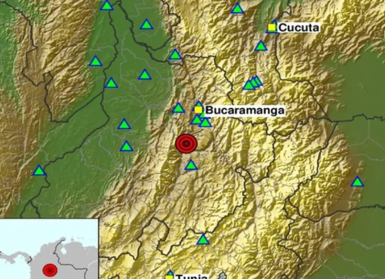 Temblor de magnitud 4,2 sacudió el oriente de Colombia este jueves