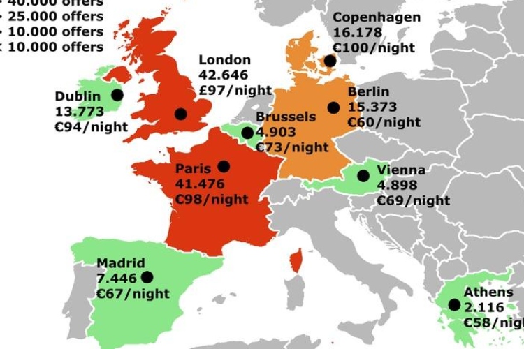 La Unión Europea busca frenar la expansión de los alquileres turísticos en zonas con crisis de vivienda