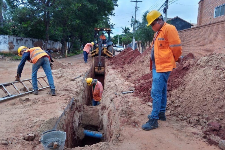 Nuevas obras sanitarias transforman el sistema de alcantarillado del área metropolitana de Asunción