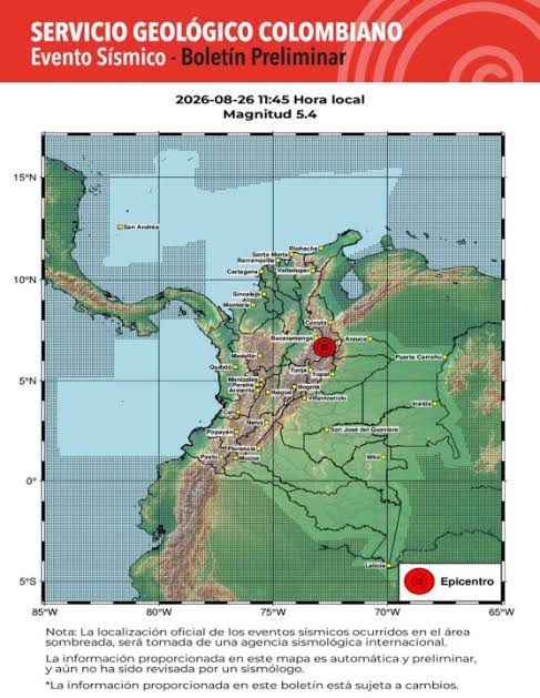Enjambre sísmico en el Chocó: Istmina registra seis temblores en una sola tarde y activa evacuaciones en el país