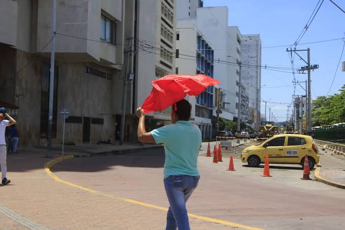 Cartagena tendrá un domingo caluroso y con alta probabilidad de lluvia