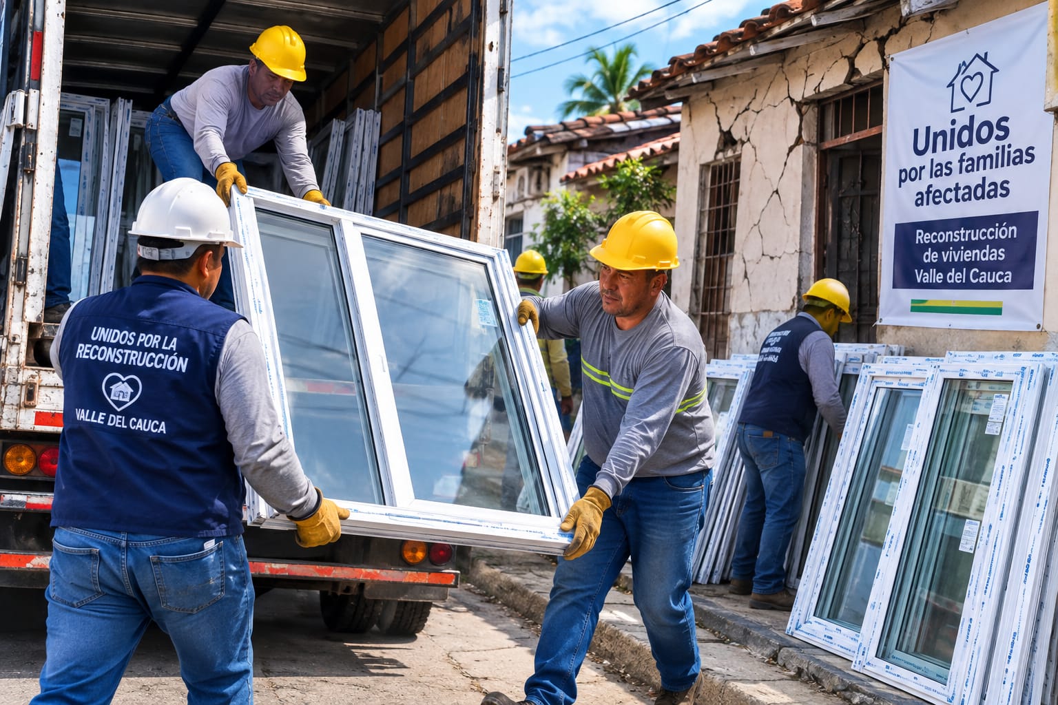 Cali avanza en la recuperación de viviendas afectadas por el terremoto.
